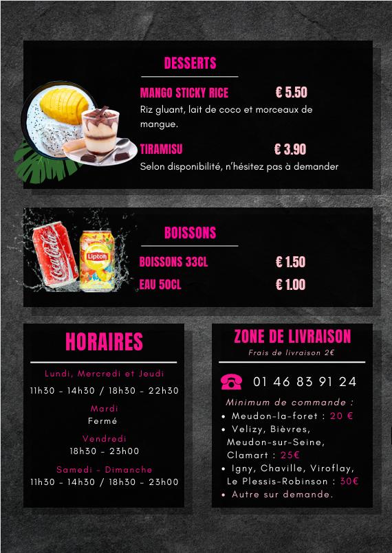 Lovely Thaï Restaurant - Menu Image 2