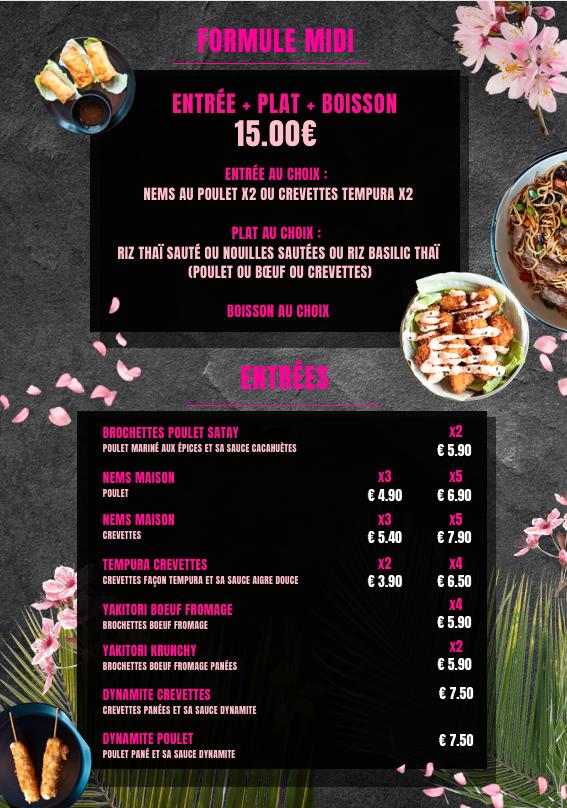 Lovely Thaï Restaurant - Menu Image 3